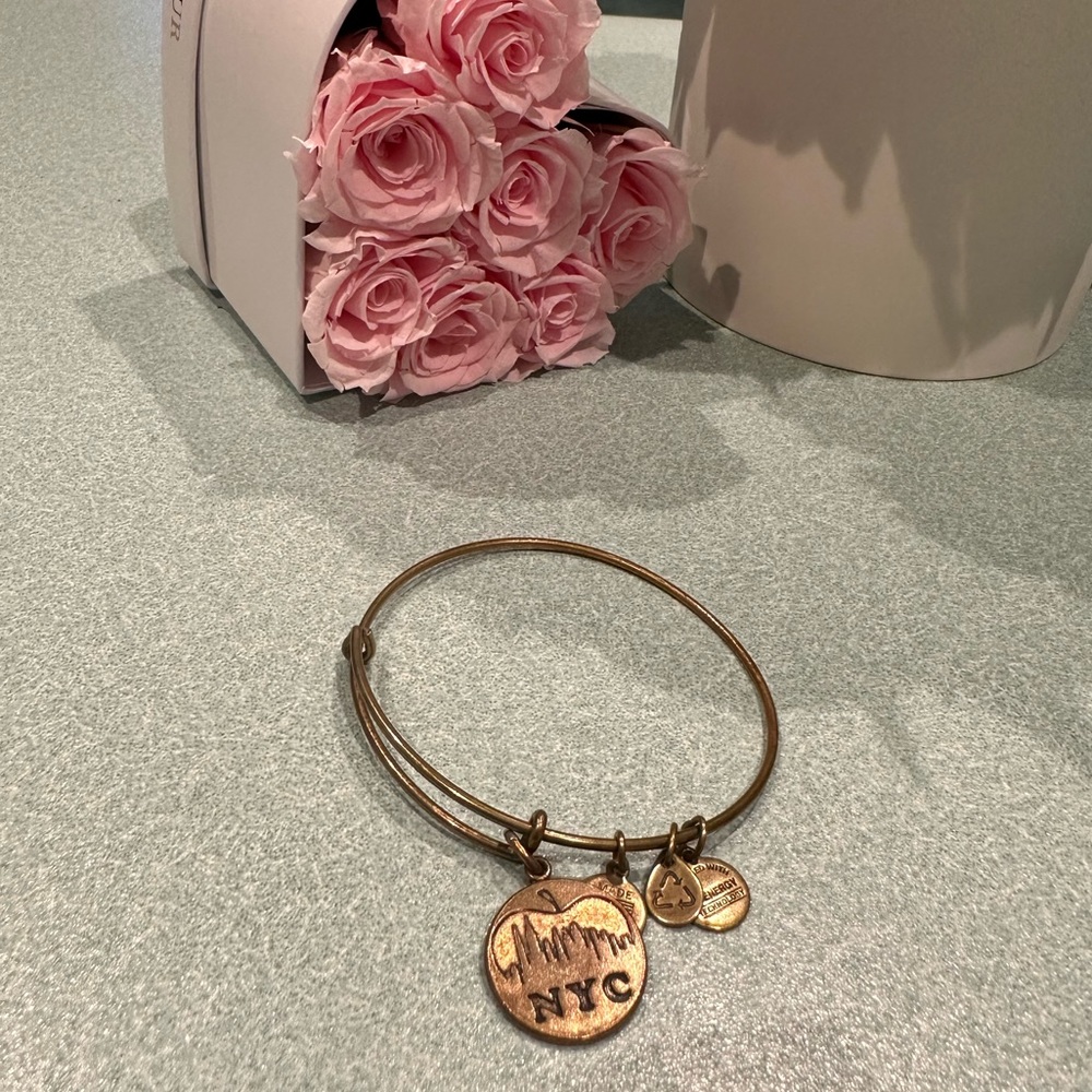 Gold NYC Alex and Ani Bracelet